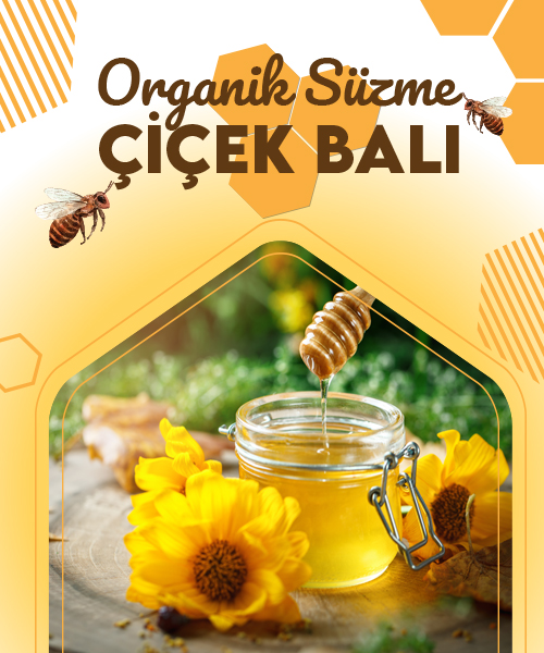 Organik Süzme Çiçek Balı